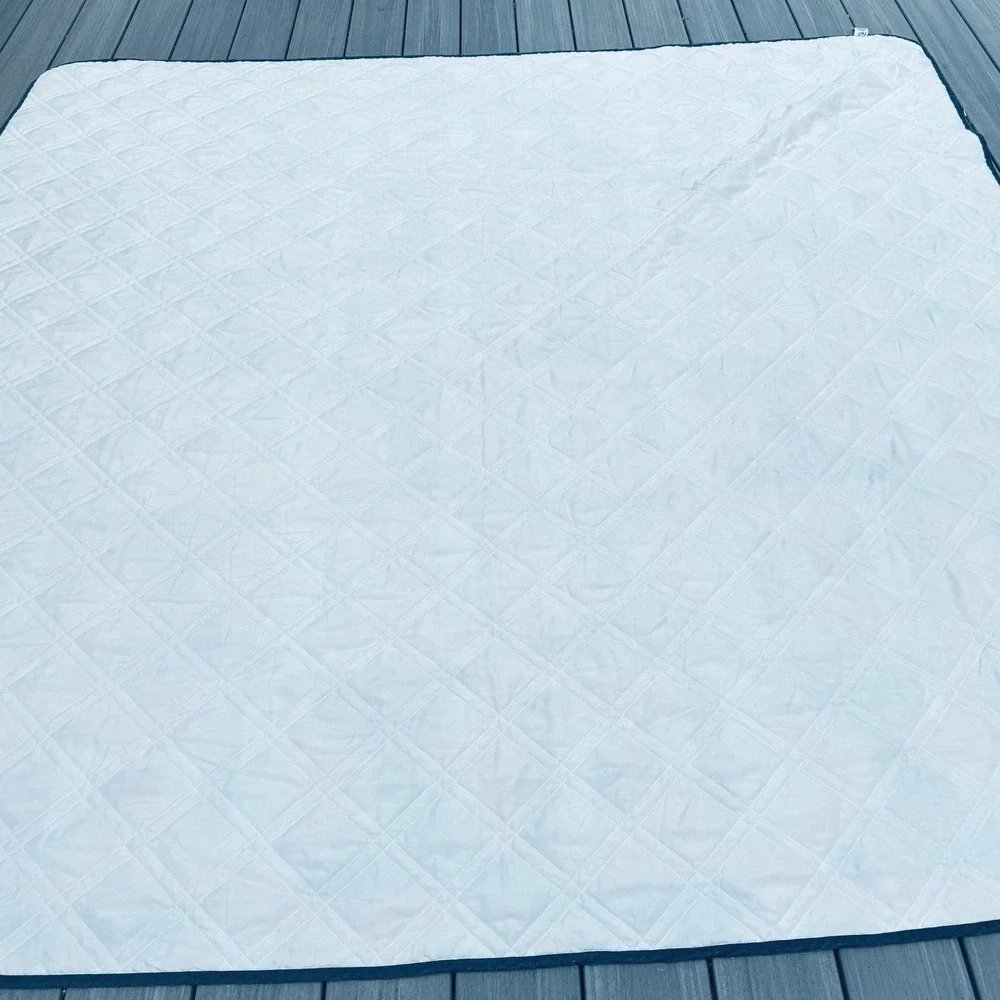 Colormate Full Size Patchwork Quilt Vintage Floral Gingham Log Cabin Pattern